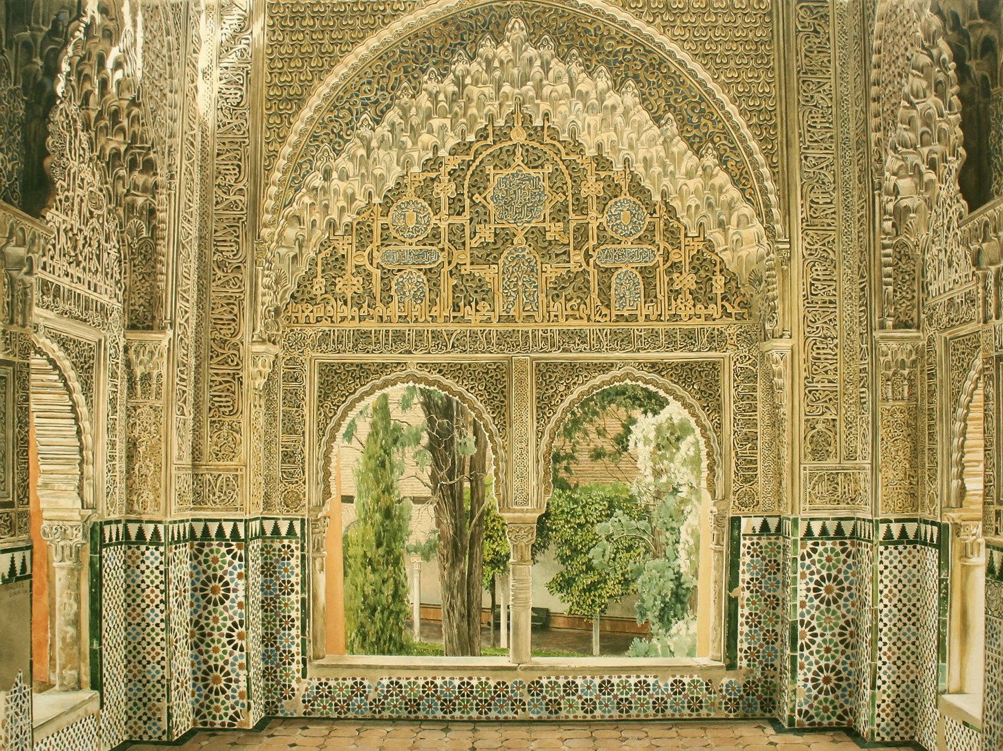 Window to the Lindajara (or Daraxa) courtyard, Alhambra